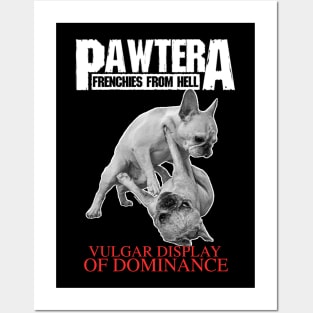Pawtera // Frenchies from Hell Heavy Metal French Bulldog Posters and Art